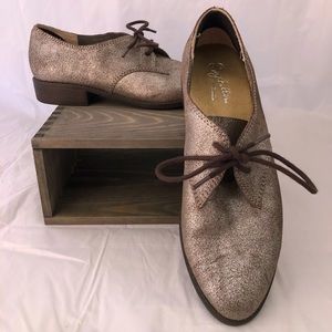 Metallic Seychelles Oxfords